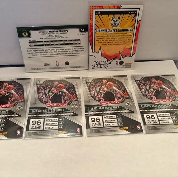 Giannis Antetokounmpo Basketball Card Lot - Picture 2 of 2